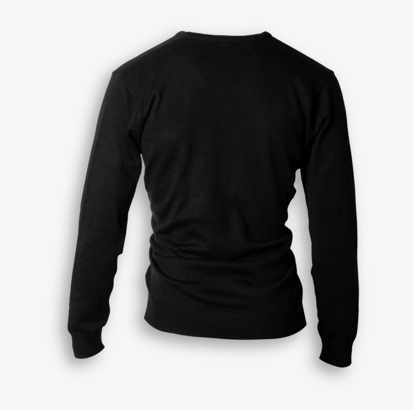 Lacons Embroidered Logo Knitted Jumper Reverse Design - Black Jumper Png, transparent png download