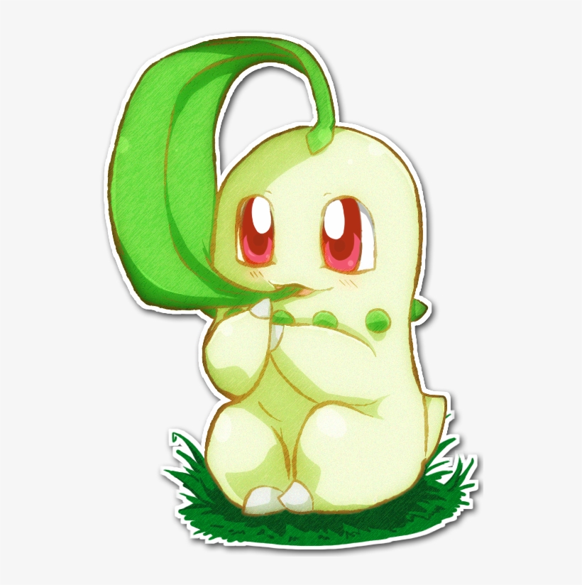 152 Chikorita By Sarahrichford - Ash Pokemon Chikorita, transparent png download