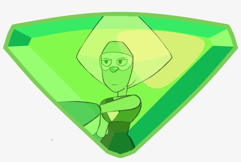 Peridot Gem - Steven Universe Nose Peridot Transparent PNG - 1272x813 ...