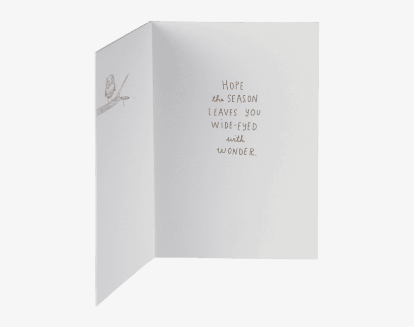 Magical Stitched Holiday Card - Calligraphy, transparent png download