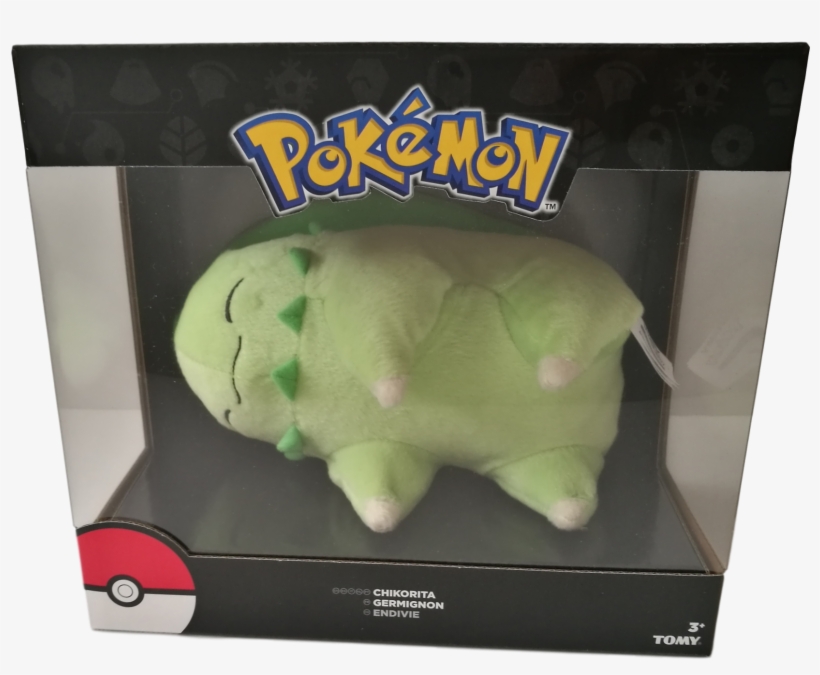 Pokemon Chikorita Plush Sleep, transparent png download