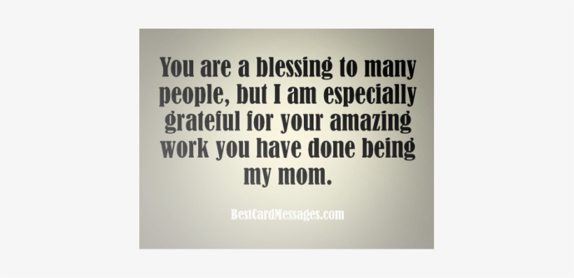Mother S Day Thank You Message For A Mother Transparent Png 423x318 Free Download On Nicepng