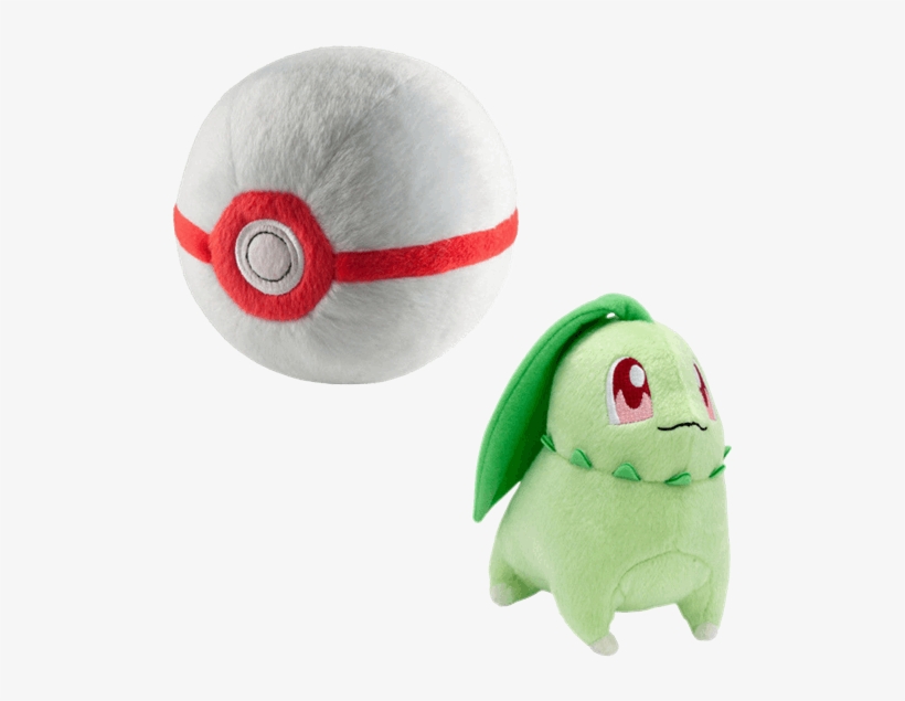 Tomy Pokemon Chikorita & Premier Ball Exclusive, transparent png download