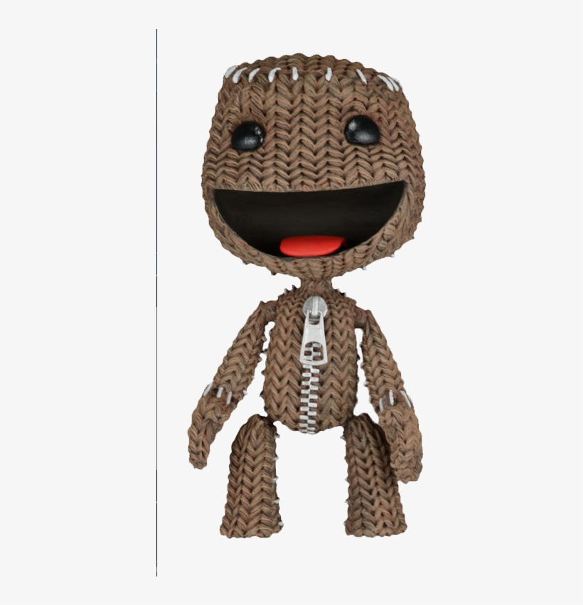 Happy Sackboy 6” Action Figure - Littlebigplanet 3 Sackboy Figure, transparent png download