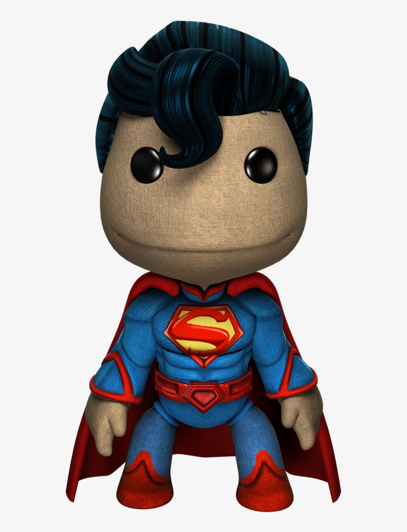 - Pc Top - Superman - Little Big Planet Superman, transparent png download