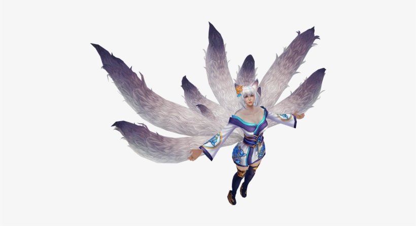 Fox Spirit Ninetails - Smart Object, transparent png download