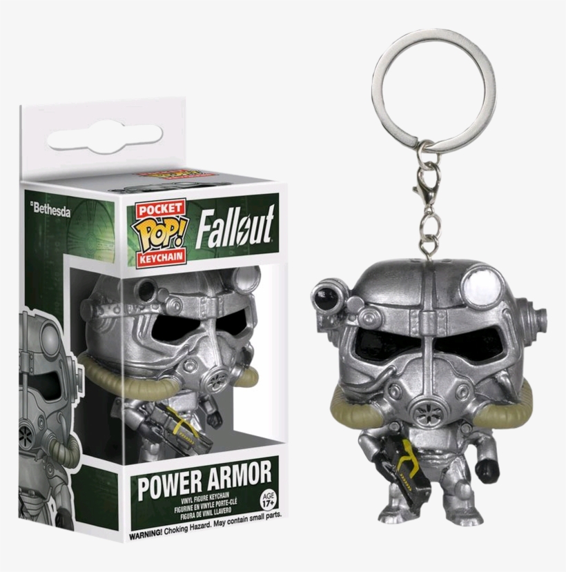 Power Armor Pocket Pop Vinyl Keychain - Pocket Pop Keychain Power Armor, transparent png download