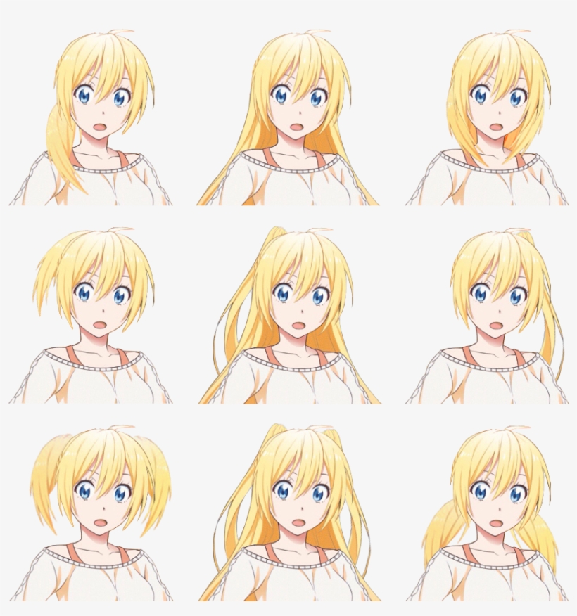 Chitoge With Alternate Hairstyles - Nisekoi, transparent png download