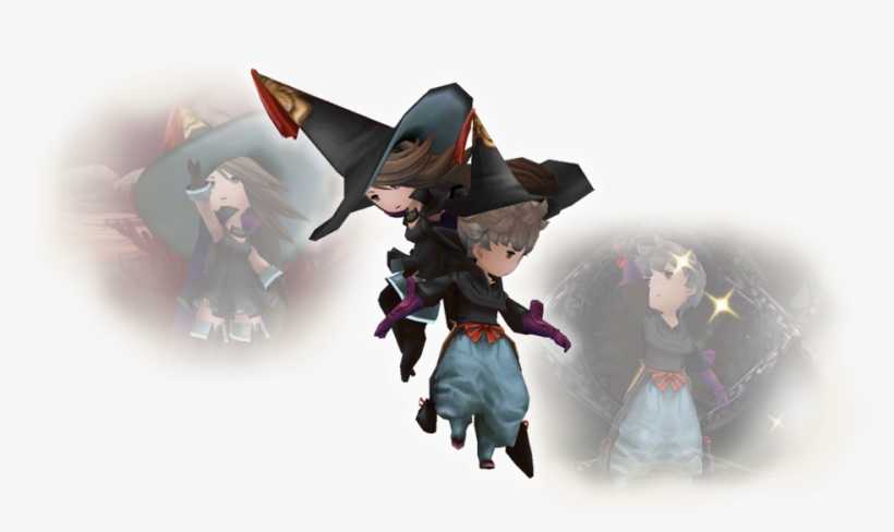 Black Mage - Bravely Default Blue Mage, transparent png download