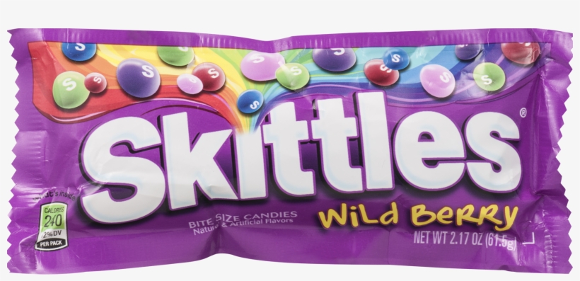 Skittles Candies, Bite Size, Wild Berry - 2.17 Oz, transparent png download