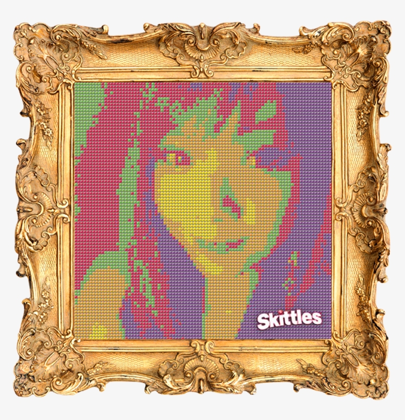 Good Luck ^ ^ - Golden Picture Frame, transparent png download