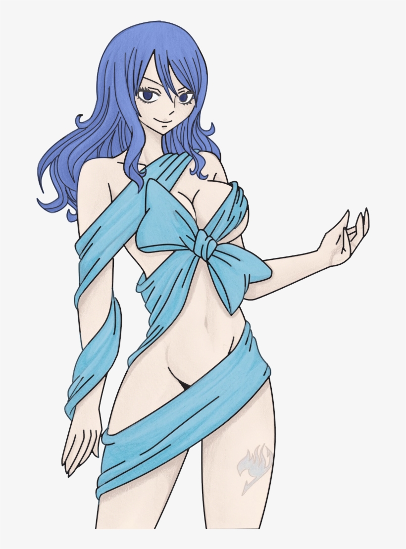 Juvia Would Make A Great Present, Just Put Her In The - Juvia Sexy Fan Art, transparent png download