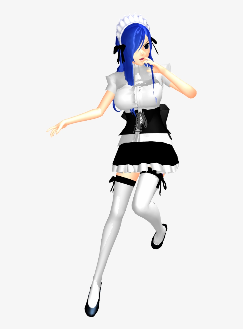Mmd Ft Maid Juvia Dl By 2234083174 On Clipart Library - Maid, transparent png download