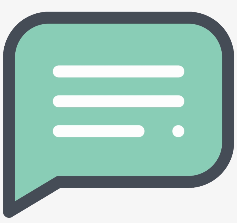 Chat Bubble Icon - Icon, transparent png download