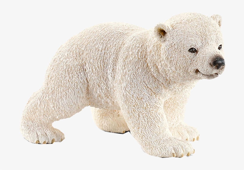 Schleich 14708 Polar Bear Cub, , Large - Schleich - Wild Life - Artic & Antarctic - Polar, transparent png download