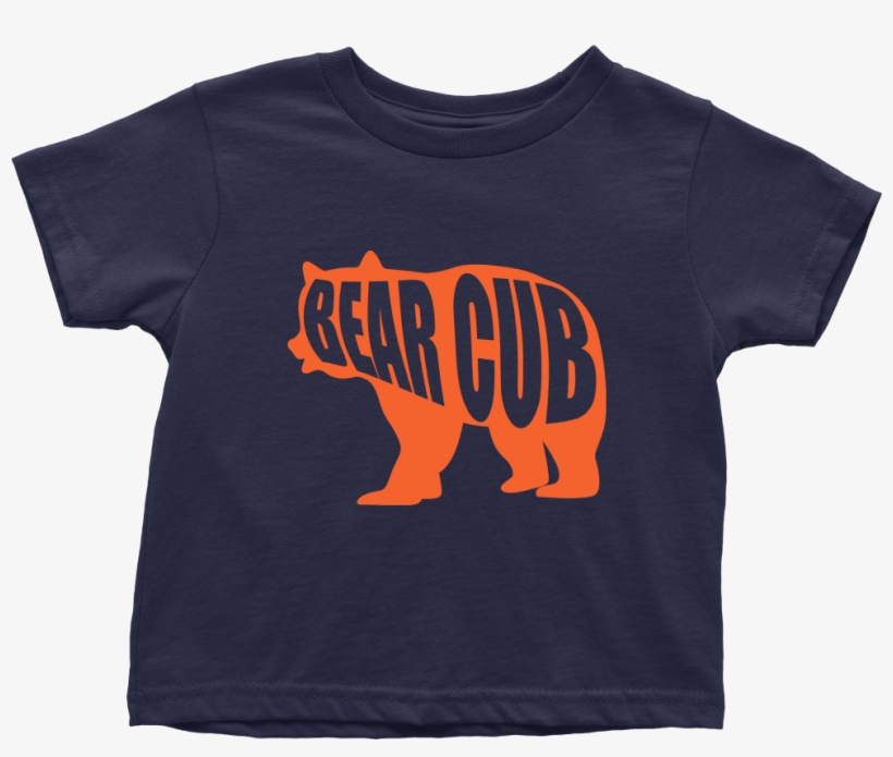 Orange Bear Cub Toddler T Shirt - Shirt, transparent png download