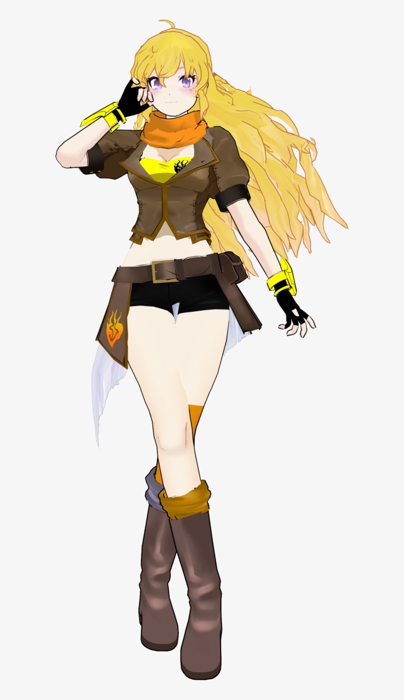 [mmd/rwby] Yang Xiao Long By Fanffx-2 - Yang Xiao Long Rwby, transparent png download