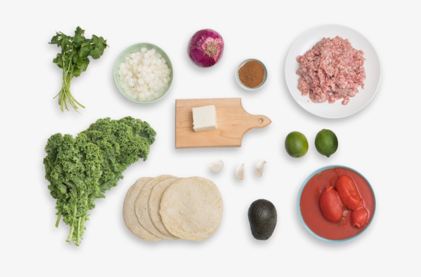 Pork & Hominy Pozole With Avocado & Crispy Tortilla - Superfood, transparent png download