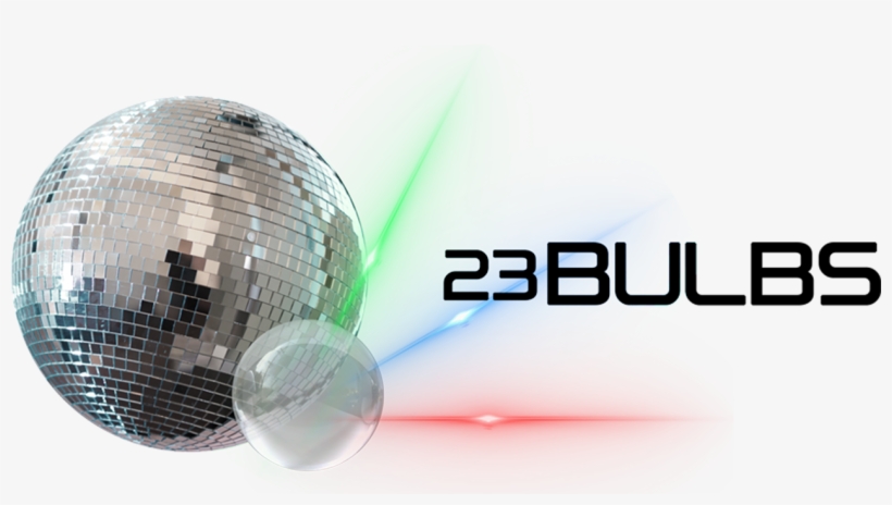 23 Bulbs - New Unbrand Disco Ball 12 Inch Mirror Ball Dj Party, transparent png download