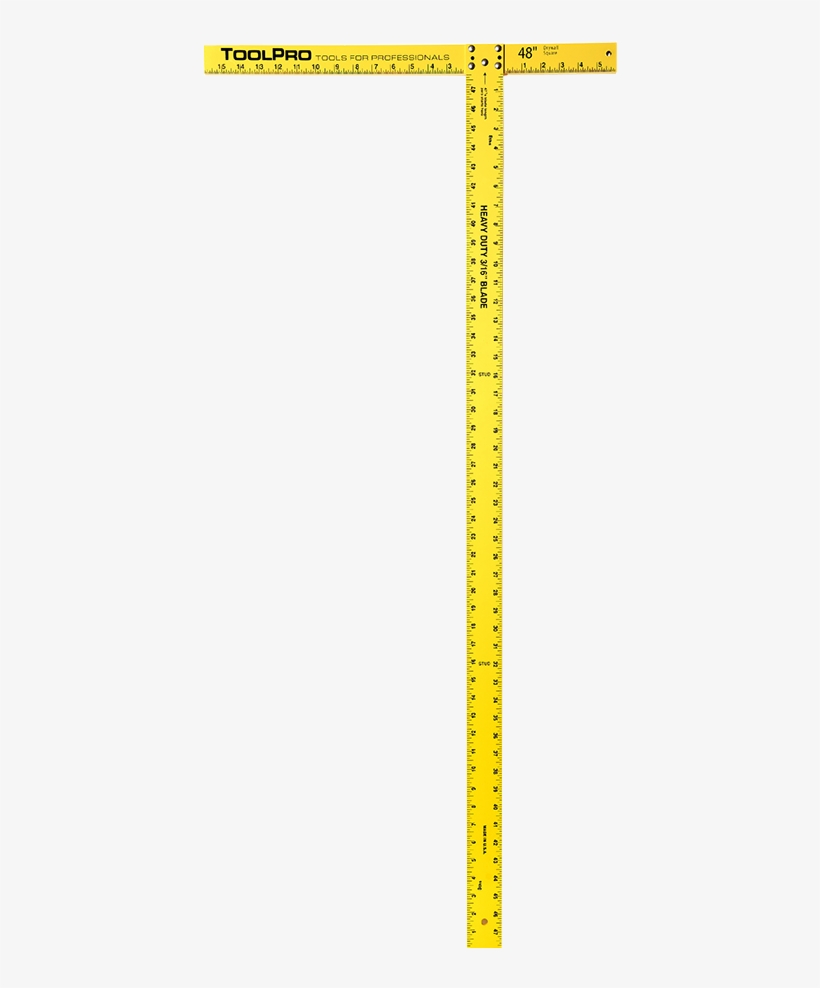 Regla T 48″ - T-square, transparent png download