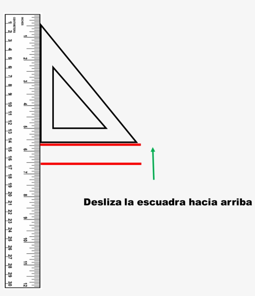 Trazos1 - - Rectas Paralelas Con Regla Y Escuadra, transparent png download