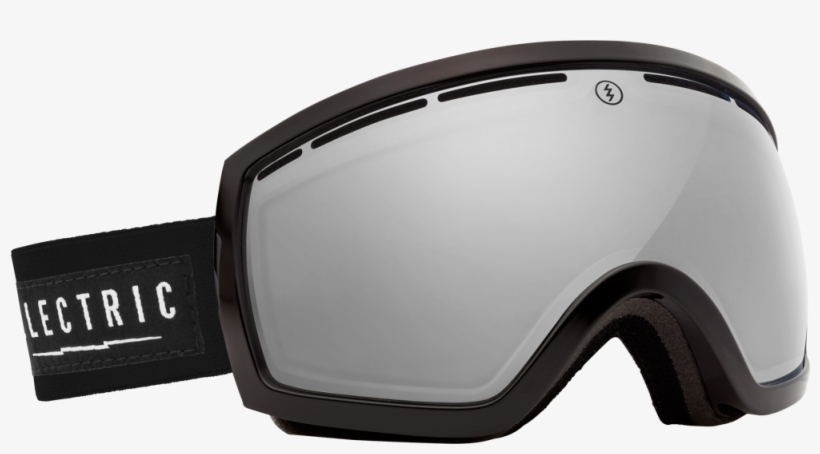 5 Gloss Black Bronze/ Silver Chrome Goggles One Size, - Electric Eg2 Snow Goggles Gloss Black/bronze Silver, transparent png download