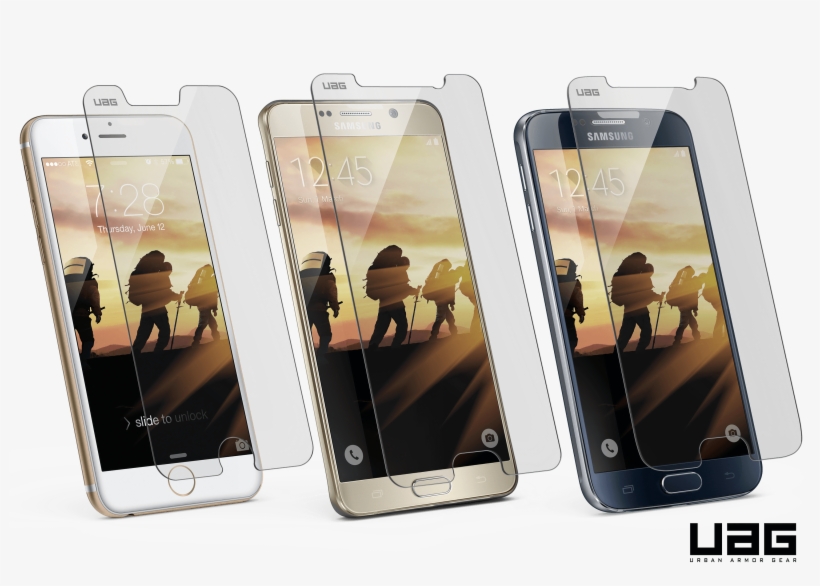 Uag Introduces Tempered Glass Screen Shields To Provide - Uag Iphone 6 Screen Protector, transparent png download