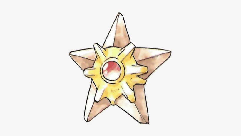 #staryu From The Official Artwork Set For #pokemon - Japan, transparent png download