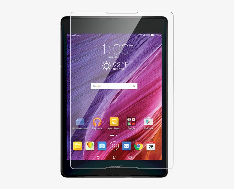 Verizon Tempered Glass Screen Protector For Asus Zenpad - Tablet Asus Zenpad Z8 16gb, transparent png download