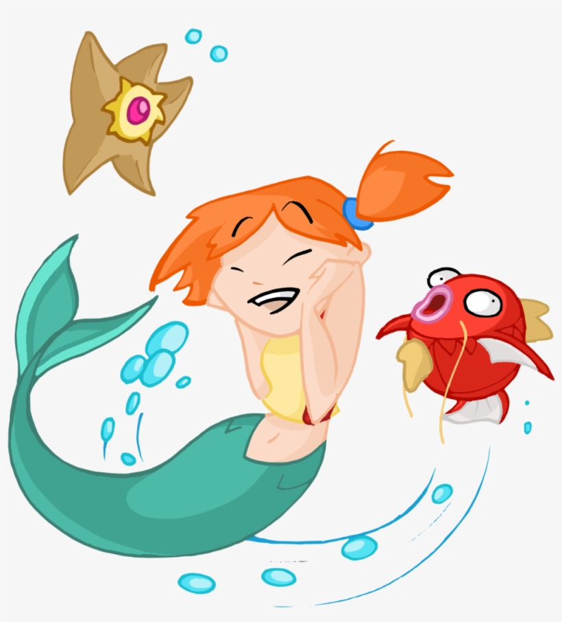 Reblog Gorillasnail Pokemon Misty Waterflower Misty - Cartoon, transparent png download