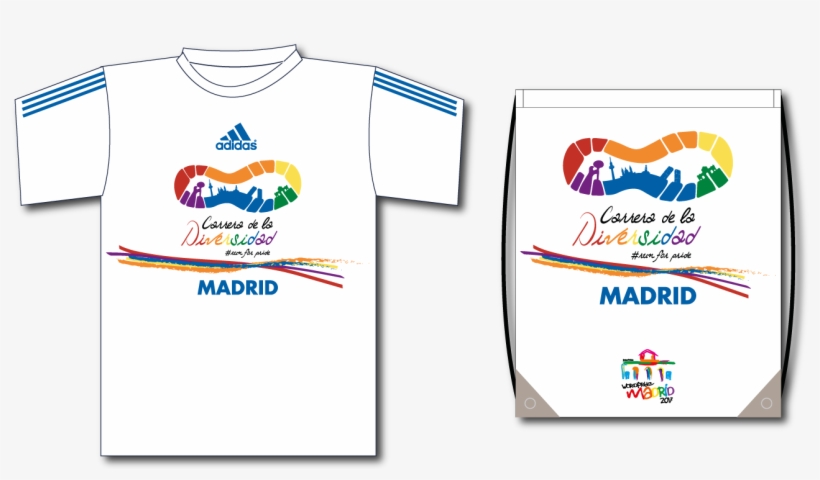 Camiseta Petate Diversidad - World Pride Madrid 2017, transparent png download