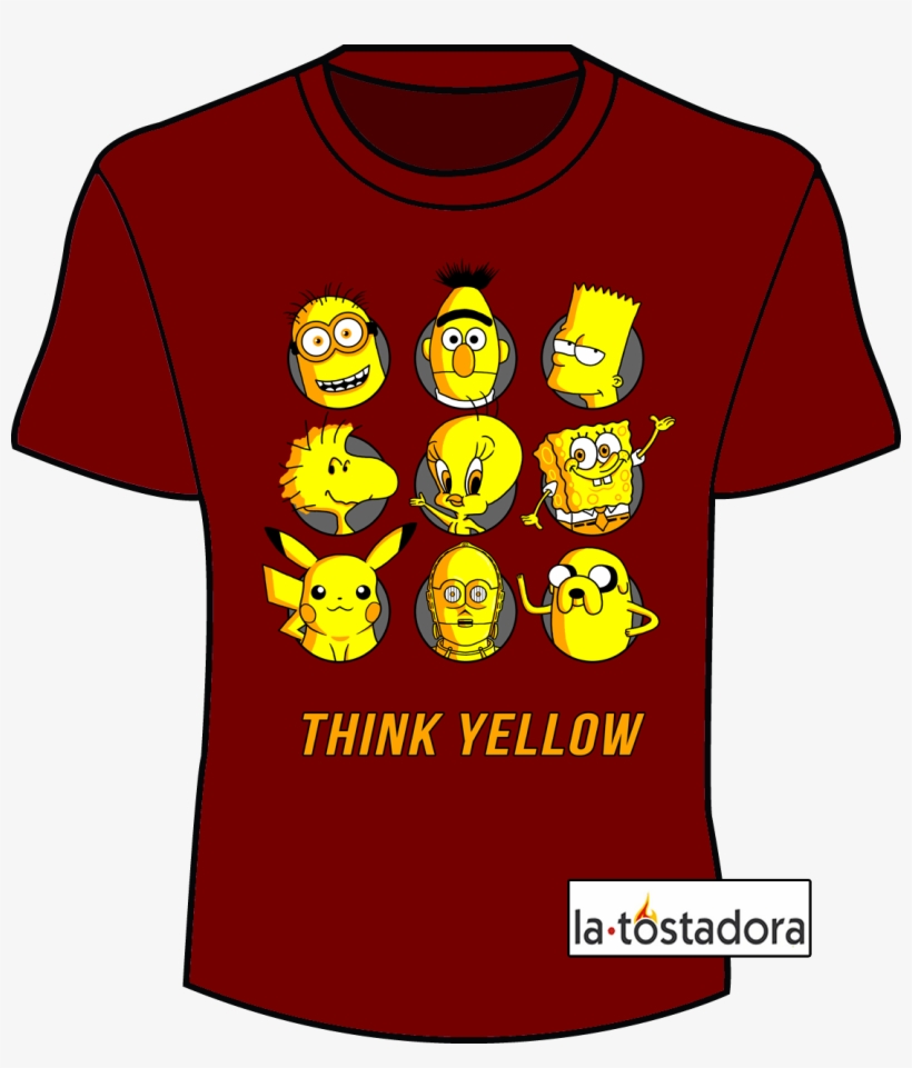 Camiseta Think Blue - T-shirt, transparent png download