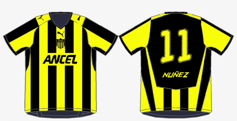 2009 Camiseta Peñarol - Camiseta Peñarol 2009, transparent png download
