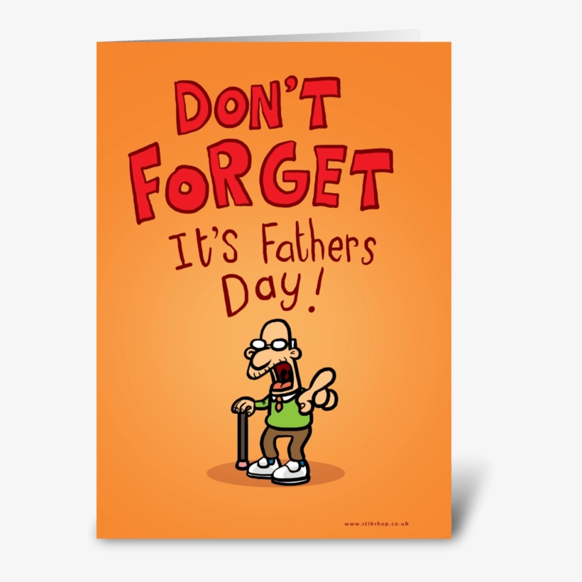 Don't Forget Father's Day Card Greeting Card - Old Farts Club B/day Greeting Card, transparent png download
