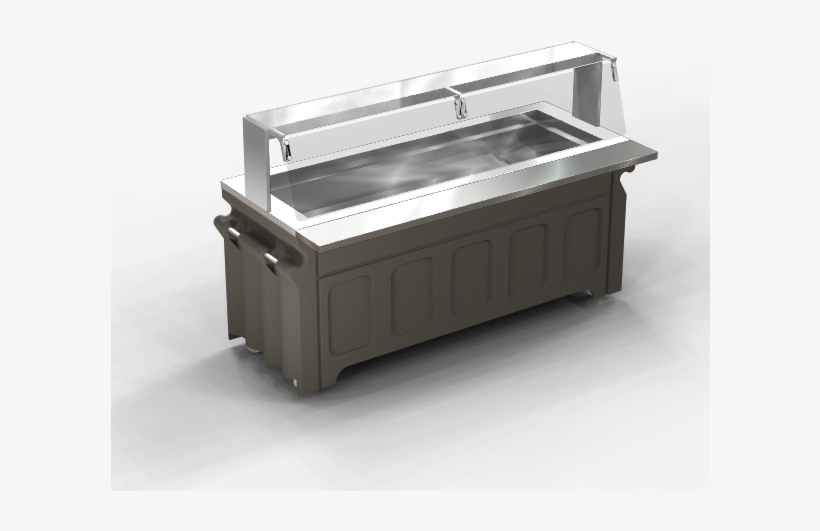 Refrigerated Salad, Condiment & Cold Food Or Beverage - Stainless Steel Salad Bar, transparent png download
