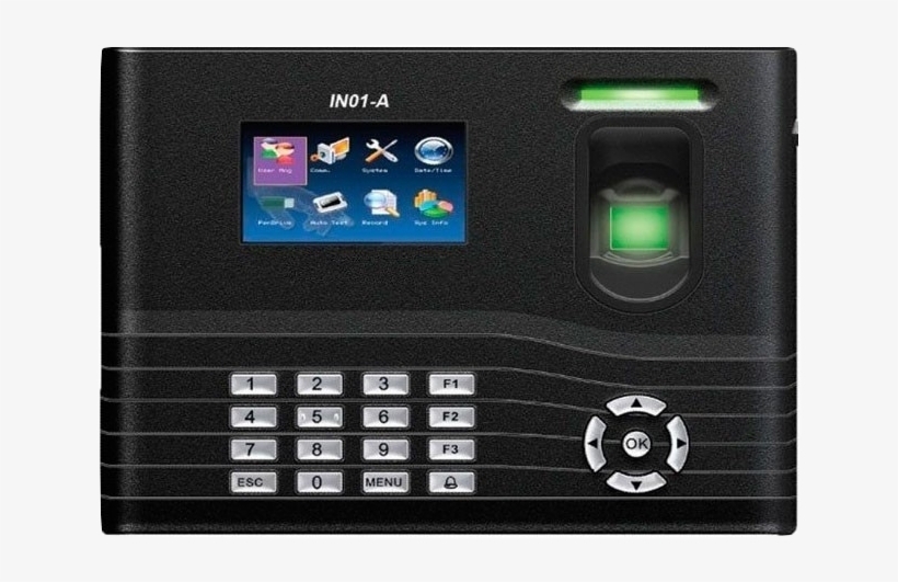 Fingerprint Time Office Solution - Zkteco In01 A Price, transparent png download
