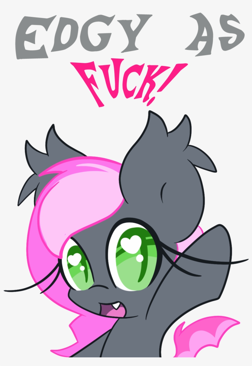 2edgy4me, Artist Needed, Bat, Bat Pony, Blatant Lies, - Filename, transparent png download