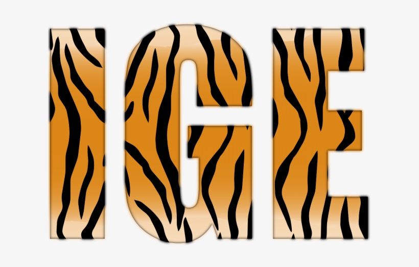 Download Tiger Stripe Font - Tiger Png Text - HD Transparent PNG