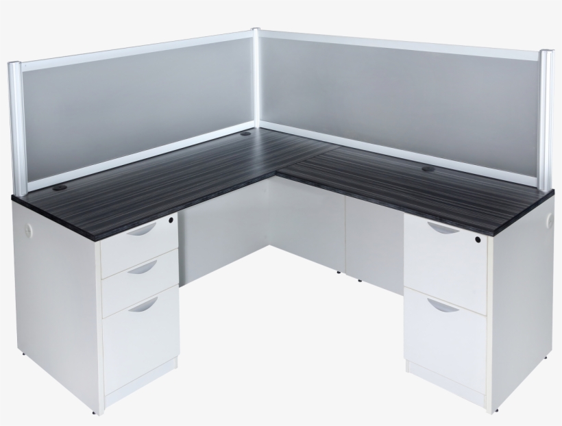 Ell Chassis With 24 H Panels Tiger Stripe And White - Desk, transparent png download