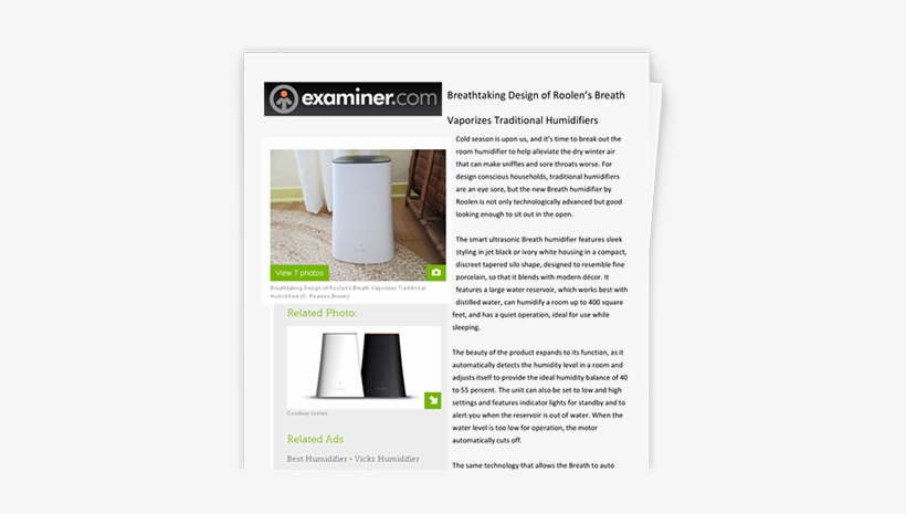 Breathtaking Design Of Roolen's Breath Vaporizes Traditional - Brochure, transparent png download