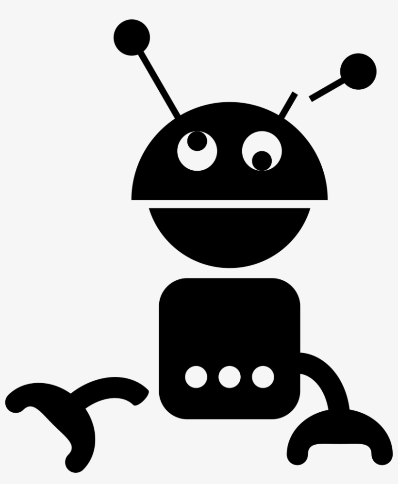 Dizzy Robot Silhouette Comments - Dizzy Robot, transparent png download