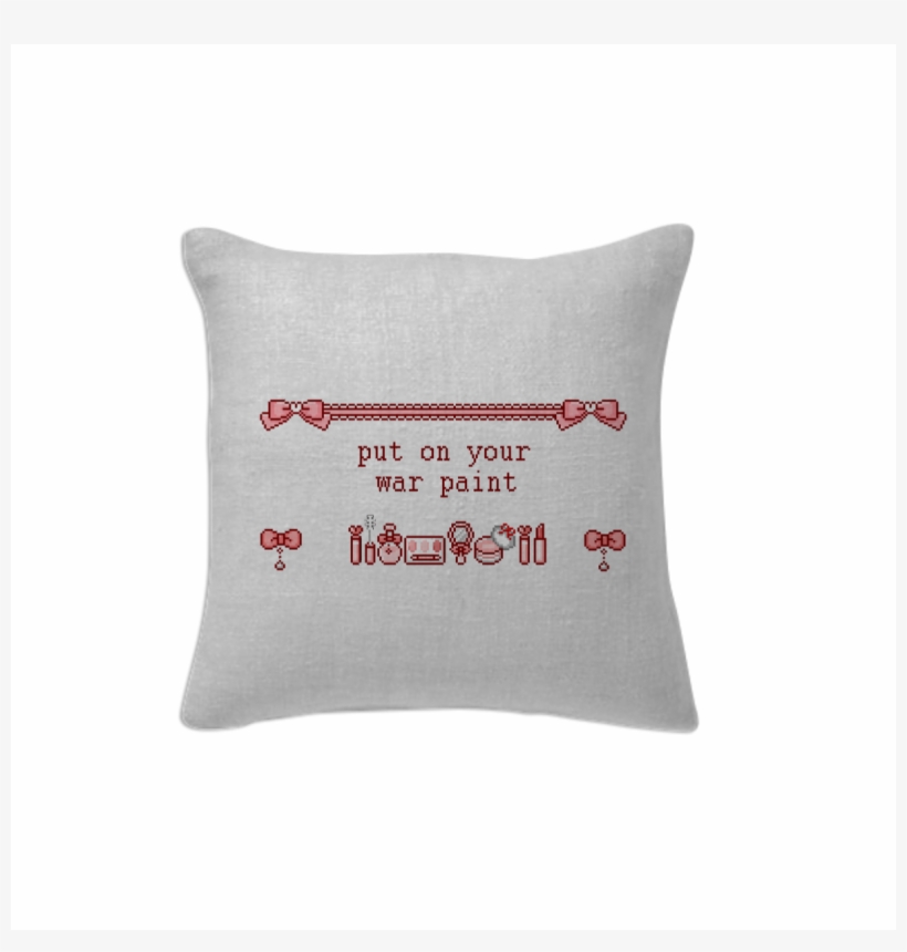 Put On Your Warpaint - Cushion, transparent png download