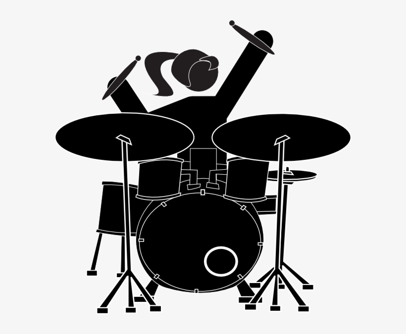 Drummer - Girl Drummer Clipart, transparent png download