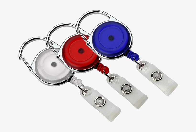 Yoyo Mousqueton 550 - Di-retractable Reel Security Id Badge, transparent png download