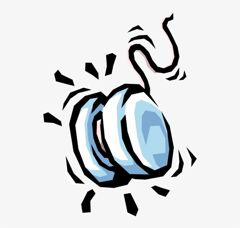 Vector Illustration Of Yo-yo Or Yoyo Spoollike Child's, transparent png download
