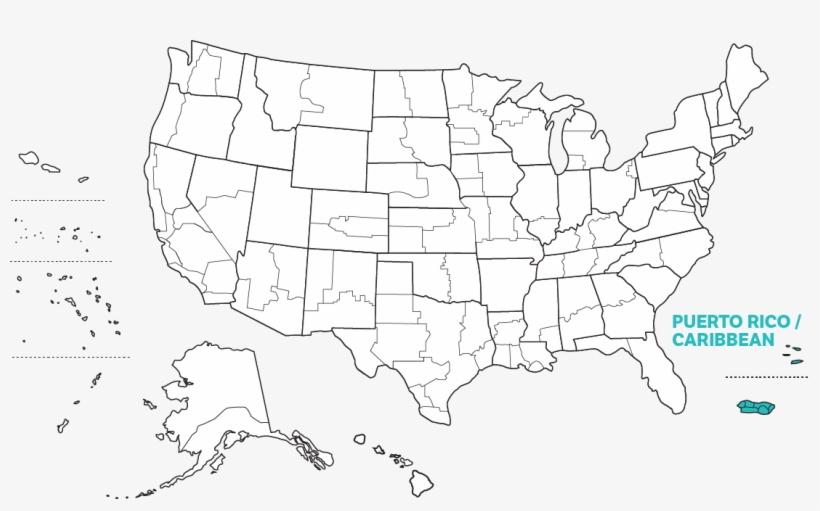 Puerto Rico / Caribbean - States Allow Transgender Bathrooms, transparent png download