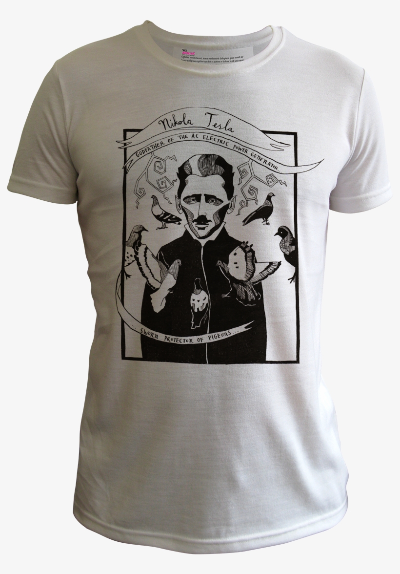 Nikola Tesla Men White - Geraint Thomas T Shirt, transparent png download