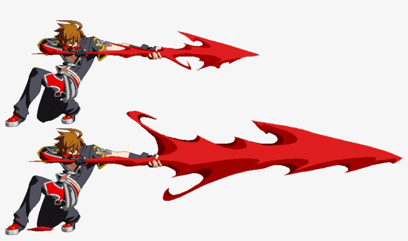 Bbcf Naoto 2d - Portable Network Graphics, transparent png download