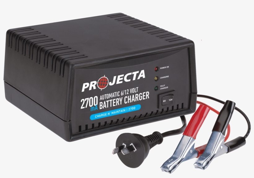 6/12v Automatic 2700ma 2 Stage Battery Charger, transparent png download