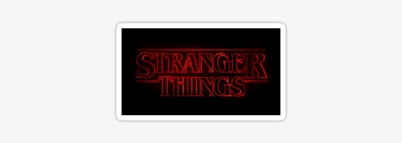 Stranger Things Title - Stranger Things Magnets Set Netflix Tv Series Show, transparent png download